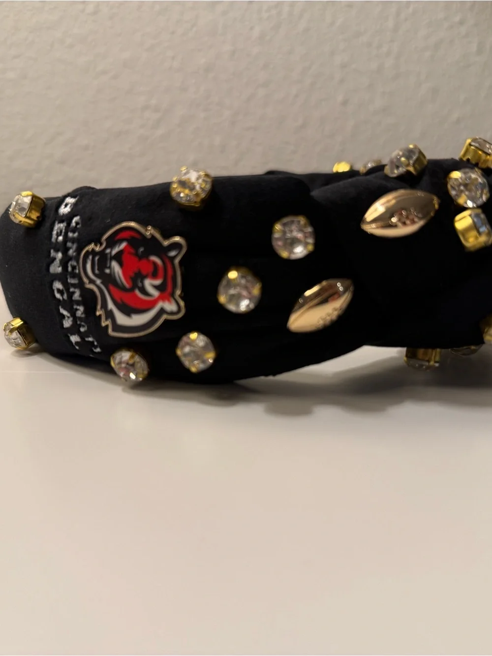 Lele Sadoughi Cincinnati Bengals Knotted headband